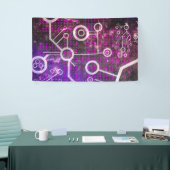 Digitaal universum spandoek (Beurs)