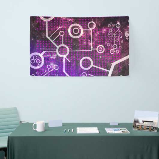 Digitaal universum spandoek (Beurs)