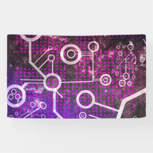 Digitaal universum spandoek (Horizontaal)