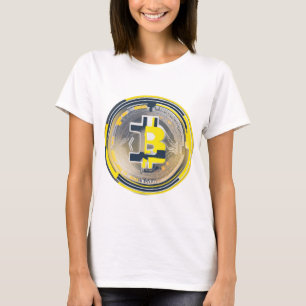 Digitaal Valutaontwerp - Crypto-geïnspireerde kuns T-shirt