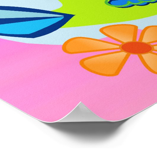 Digitaal vectorposter poster (Hoek)