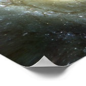 Digitaal veranderd melkwegstelsel poster (Hoek)