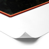 Digitaal verbeterd Poster met rode vos (Hoek)