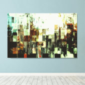 Digitaal verval canvas afdruk (Insitu (Houten vloer))