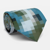 Digitaal wintermeer van Camo Stropdas (Opgerold)