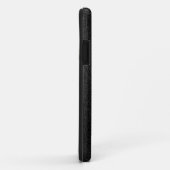 Digitaal zwart leder Case-Mate iPhone case (Achterkant/rechts)