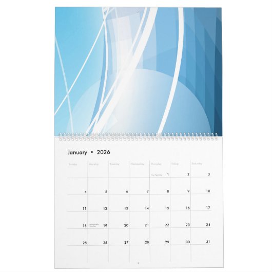 Digital Abstractions Wall Calendar Kalender (Jan 2026)