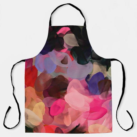 Digital art abstract pattern. Hand drawing modern Schort (Voorkant)