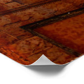 Digital Art Rust Building Poster (Hoek)