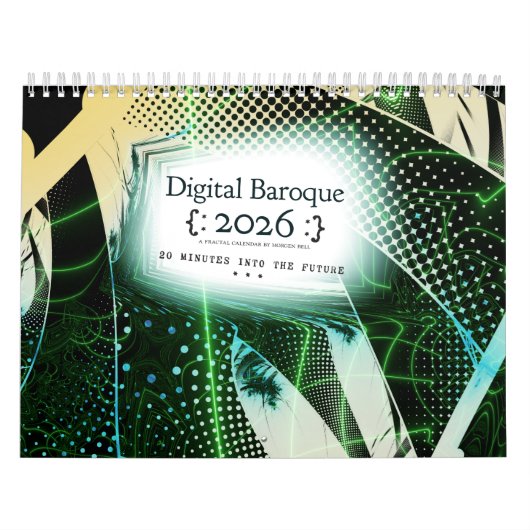 Digital Baroque 2026 Calendar Kalender (Hoes)
