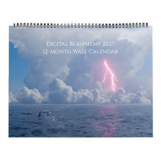 Digital Blasphemy 2027 12-Maands Muurkalender Kalender