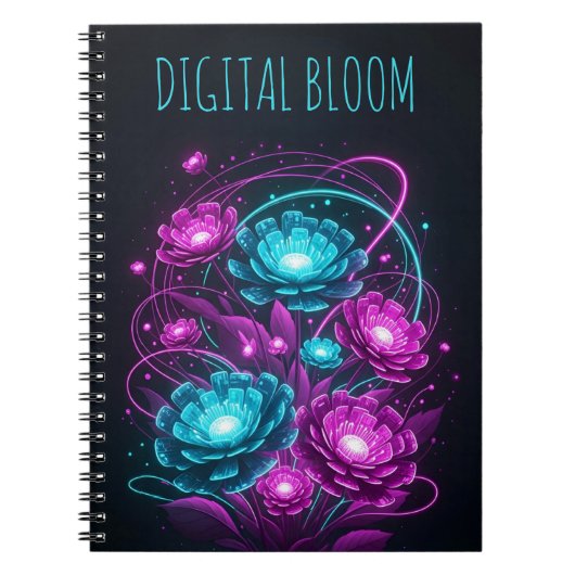 Digital Bloom Notitieboek (Voorkant)