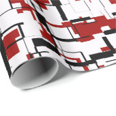 Digital Camo Black White Pattern Cadeaupapier (Rol Hoek)