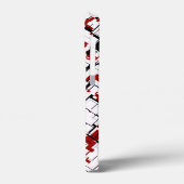 Digital Camo Black White Pattern Case-Mate iPhone Case (Achterkant / Links)