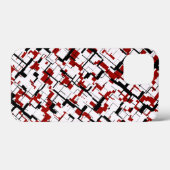 Digital Camo Black White Pattern Case-Mate iPhone Case (Achterkant (horizontaal))
