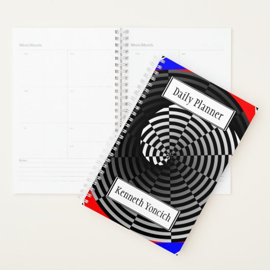 Digital Checker Yin Yang door Kenneth Yoncich Planner (Display)
