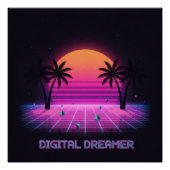 Digital Dreamer High-Gloss Poster (Devant)