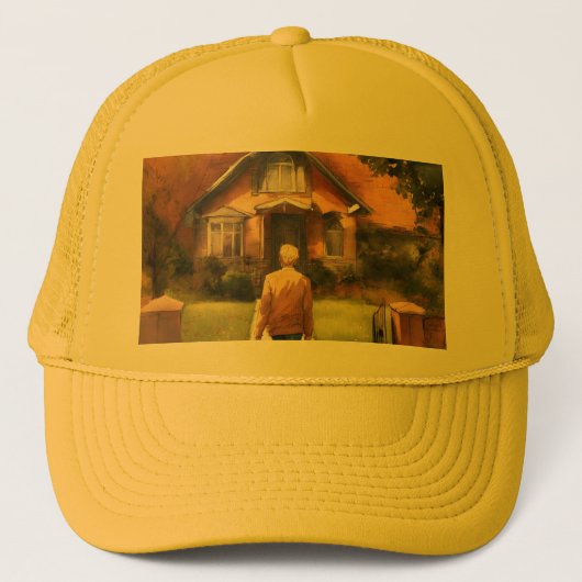 "Digital Dreams: Wearable Wonders"? Trucker Pet (Voorkant)