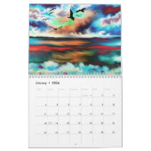 Digital Fantasy Abstracte schilderkunst 2025 Kalender (Jan 2026)