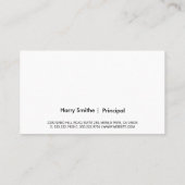 Digital Finance Background  Visitekaartje (Achterkant)