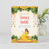 Digital Haldi invite les invitations de Haldi Pith (Debout devant)