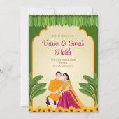 Digital Haldi nodigt uit en nodigt Digital Haldi u Kaart (Voorkant)