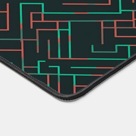 Digital Labyrinth Neon Grid (Coin)