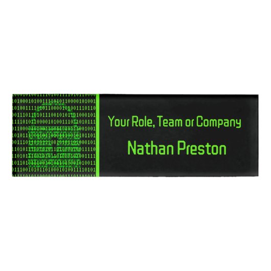 Digital Lock - Web & Data Security voor cyberteam Naambadge (Voorkant)