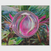 Digital Marble Soap Bubble Cadeaupapier (Vlak)