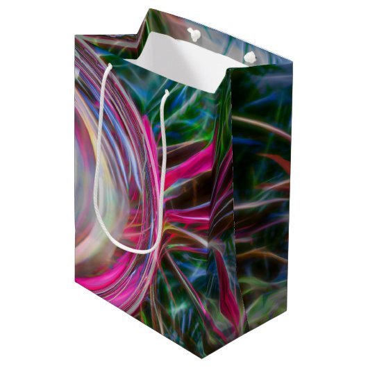 Digital Marble Soap Bubble Medium Cadeauzakje (Voorkant Gekanteld)