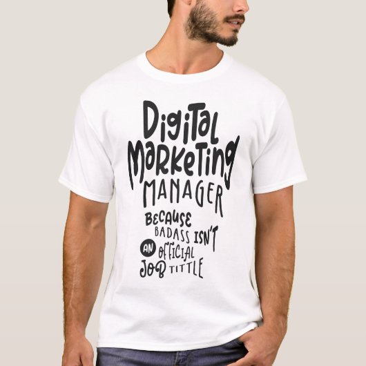 Digital Marketing Manager T-shirt (Voorkant)
