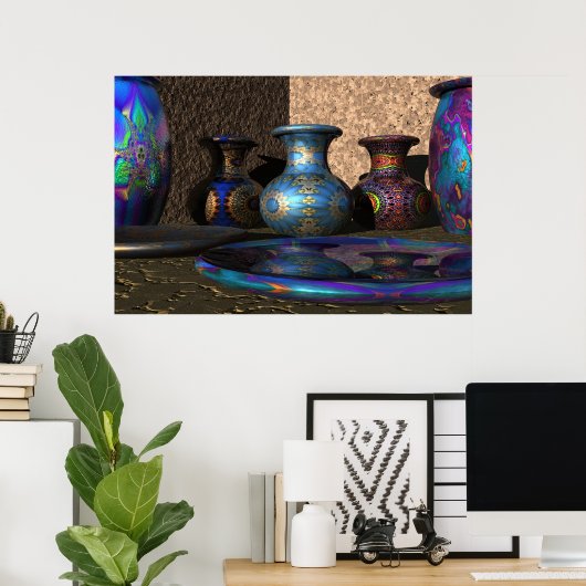 Digital Marrakesh Poster (Thuiskantoor)