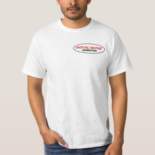 Digital Native T-shirt logo (Voorkant)
