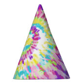 Digital Neon Tie Dye Feesthoedjes (Rechts)