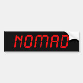 DIGITAL NOMAD BUMPERSTICKER (Voorkant)