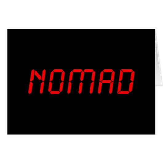 DIGITAL NOMAD KAART (Voorkant Horizontaal)