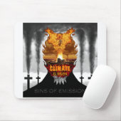 Digital painting about climate change. muismat (Met muis)