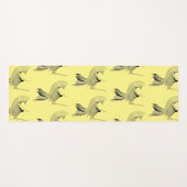 Digital Samurai Abstract Figure - Custom Color Yogamat (Voorkant (horizontaal))