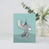 Digital Samurai Briefkaart (Staand voorkant)