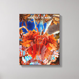 Digital Samurai Canvas Afdruk