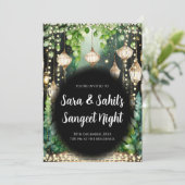 Digital Sangeet invite les cartes mariages indienn (Debout devant)