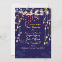 Digital Sangeet Night Invitations  Kaart