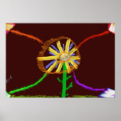 Digital Sunflower Poster (Devant)