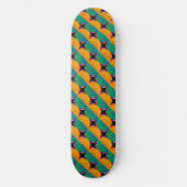 Digital Sunrise door Kenneth Yoncich Skateboard (Voorkant)