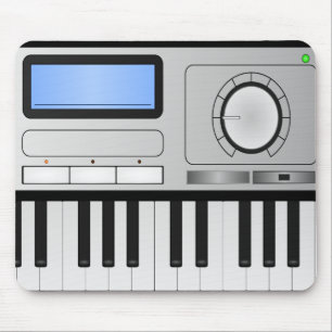 Digital Synthesizer Keyboard Mousepad Muismat