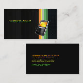 Digital Tech. Cartes de visite (Devant / Derrière)