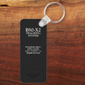Digital Tracking Ghost Mode Surveillance Design  Sleutelhanger (Achterkant)