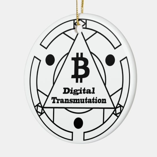 Digital Transmutation Alchemy Keramisch Ornament (Links)
