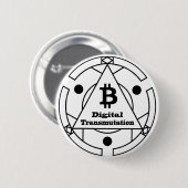 Digital Transmutation Alchemy Ronde Button 5,7 Cm (Voorkant /achterkant)