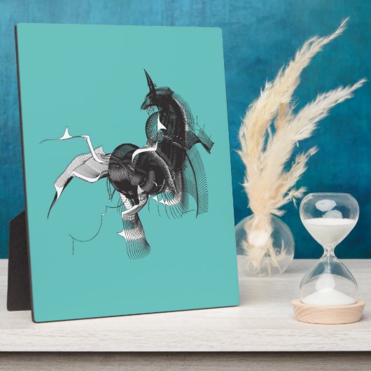 Digital Unicorn Fotoplaat (Zijkant)